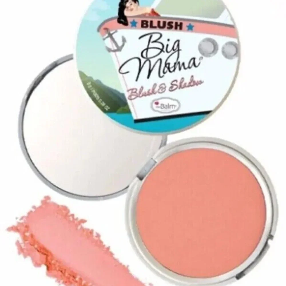 NEW BLUSH Big Mama Blush‎ and Eye Shadow Makeup Pink The Balm Cosmetics 0.28 oz